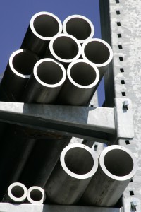 Stockage de tubes et barres en acier